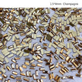 50 Pcs Shiny Crystal 3D Nail Art Rhinestone Decorations Shape Flatback Glass Diamond Jewelry Design Manicure Accessories