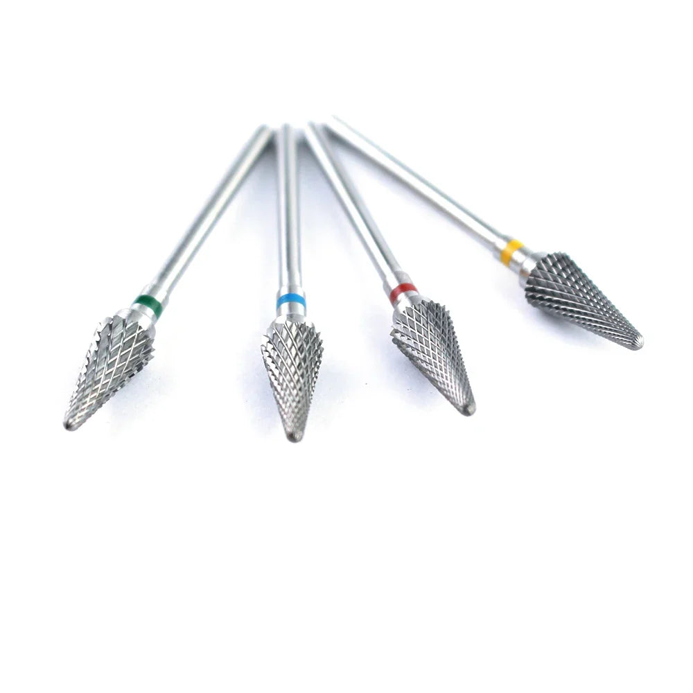 1pcs Carbide Nail Drill Bit Electric Manicure Drills Milling Cutter Burr Apparatus Nail Files Bits Pedicure Tools