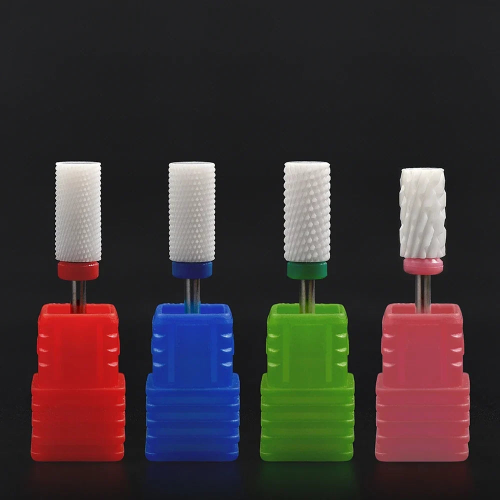 Ceramic Nozzle Nail Art Drill Bits Miller Manicure Cutter for Nail Drill Manicure Machine Accessory Acrylic Remove Gel Tips