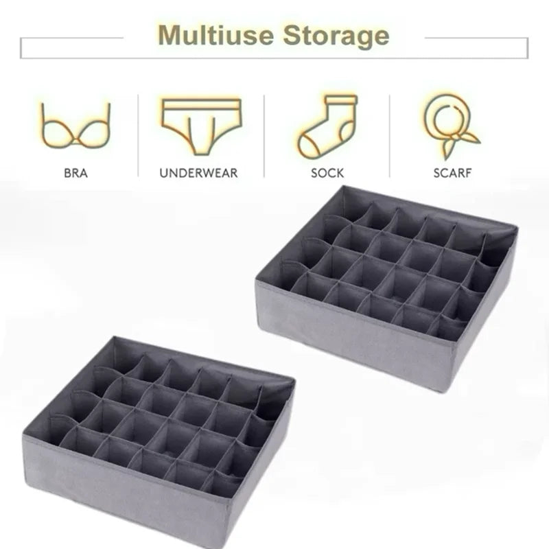 Drawer Underwear Storage Organizer Socks and Bra Pants Storage Box Cabinet Drawer Organizer for Clothes Ties Wardrobe Clothes