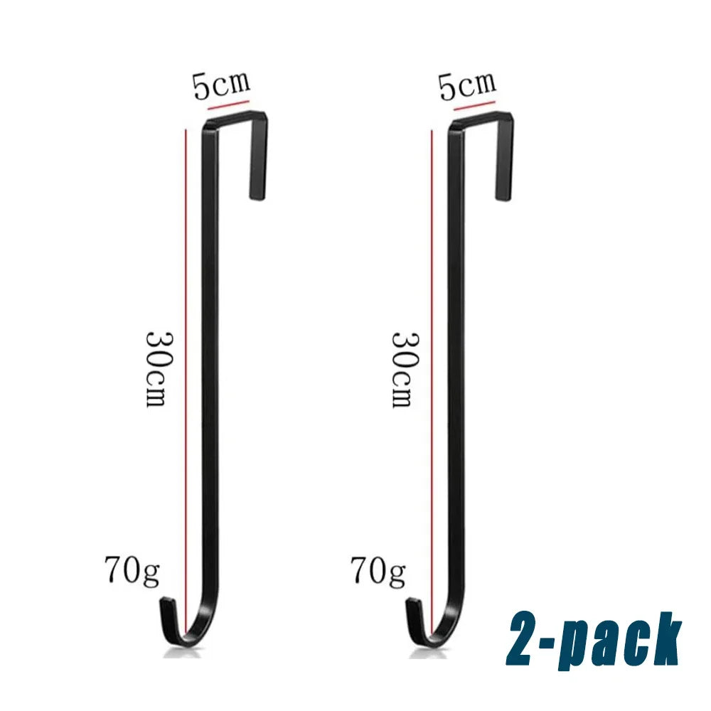 12inch/15inch Wreath Hanger for front door, Wreath Hook Over the Door Wreath Hanger Hanging Hook