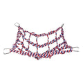 1Pcs Pet Hammock Net Sturdy Braided Bed for Small Pets Parrots Guinea Pigs Fun Hanging Play Sleep Gear