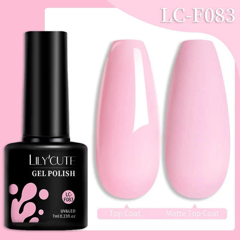 LILYCUTE 7ml Reflective Glitter Nail Gel Polish Effect Sparkling Soak Off Gel Semi Permanent For Manicure Nail Art UV Nail Gel