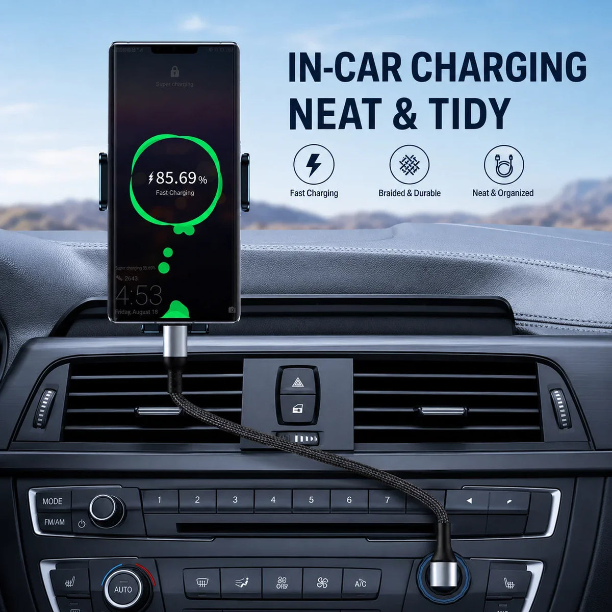 66W 6A Right Angle USB C Cable, Short USB C to USB C / USB A to USB C Braided Fast Charging Power Bank Cord 25CM 50CM for Travel
