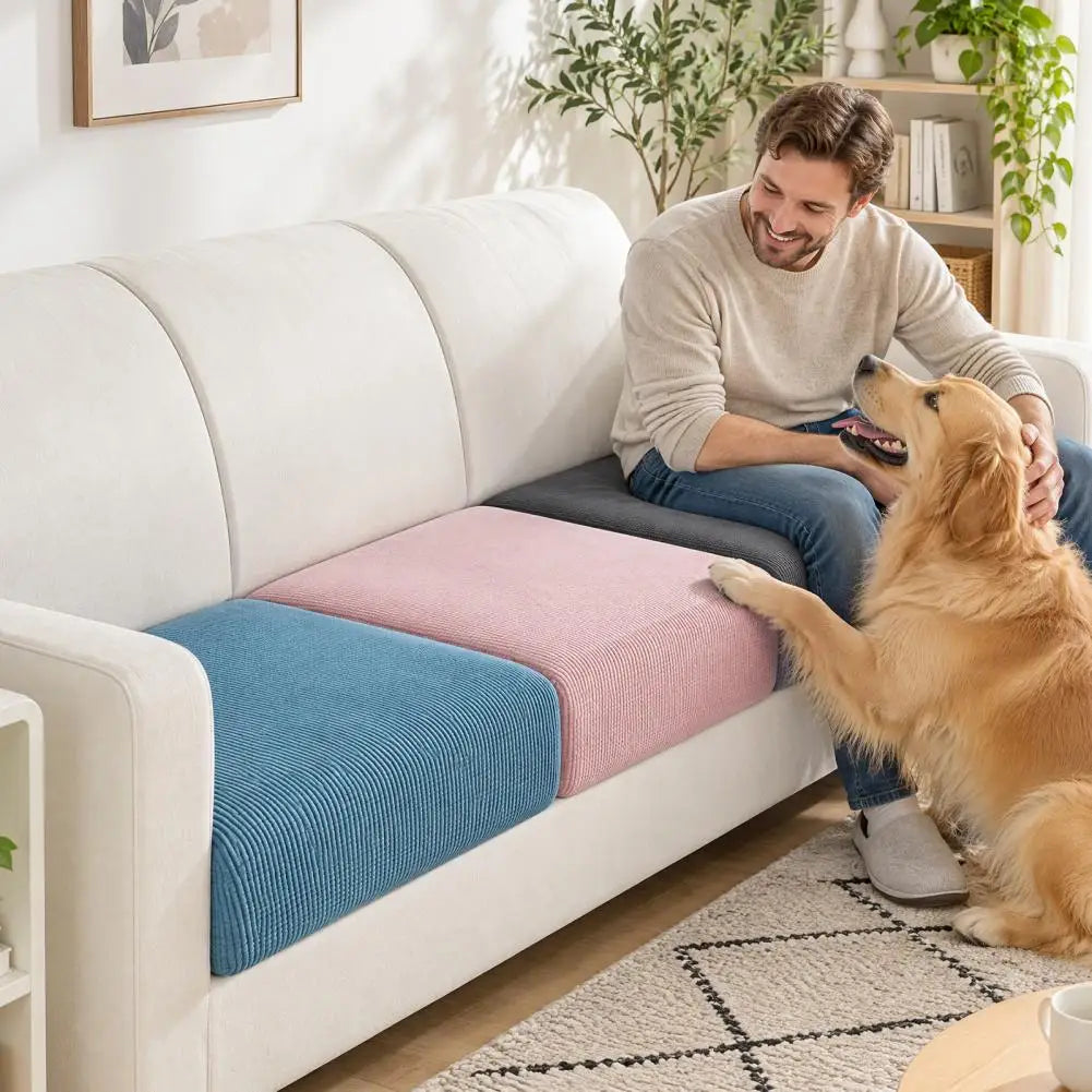Stretchable Couch Cushion Covers Room Sofa Seat Covers Stretchable Couch Cushion Cover Elastic Sofa Seat Protector for Pets