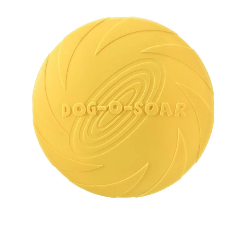 Dog Toys Soft Silicone Flying Disc Durable Bite Resistant Multicolor Frisbee Puppy Outdoor Interactive Training Supplies