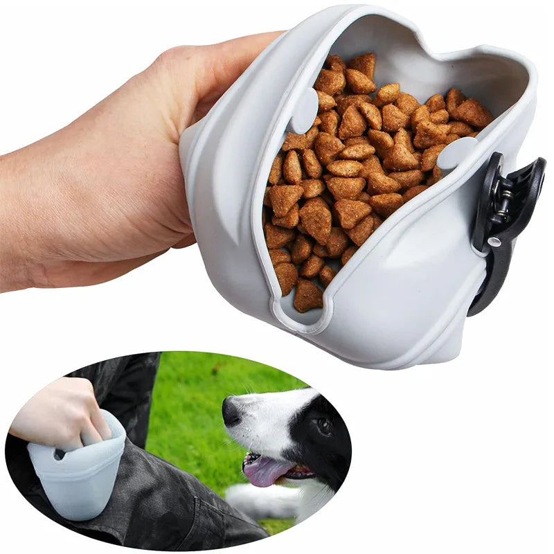 Pet Portable Dog Training Waist Bag Treat Snack Bait Dogs Obedience Agility Outdoor Feed Storage Pouch Food Reward Waist Bags
