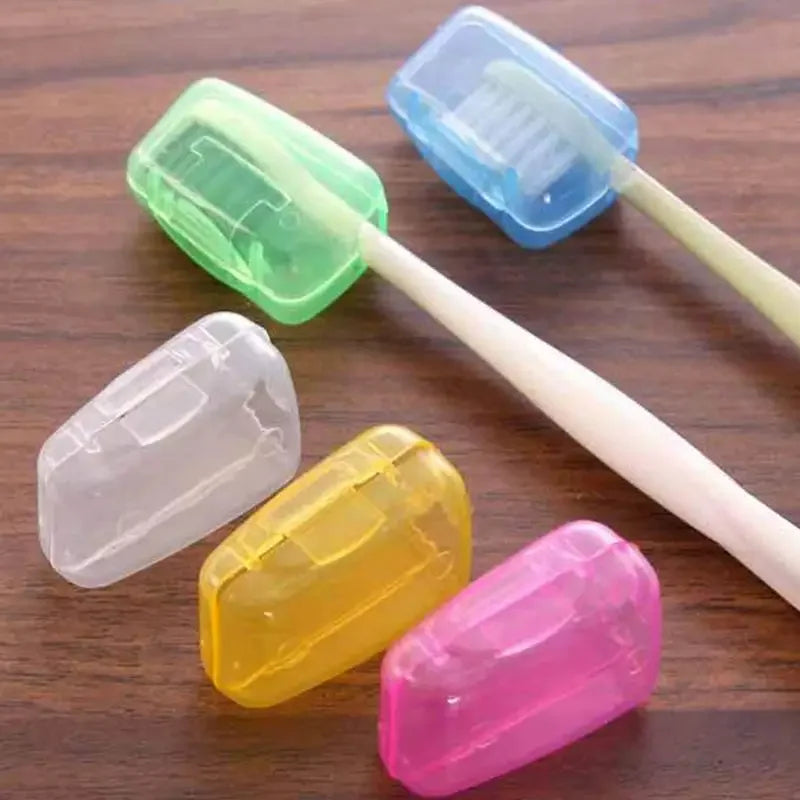 5/10PCS Mixed Colors Plastic Toothbrush Head Cover Travel Hike Camping Portable Toothbrush Case Cap Brush Protect Dust Cover