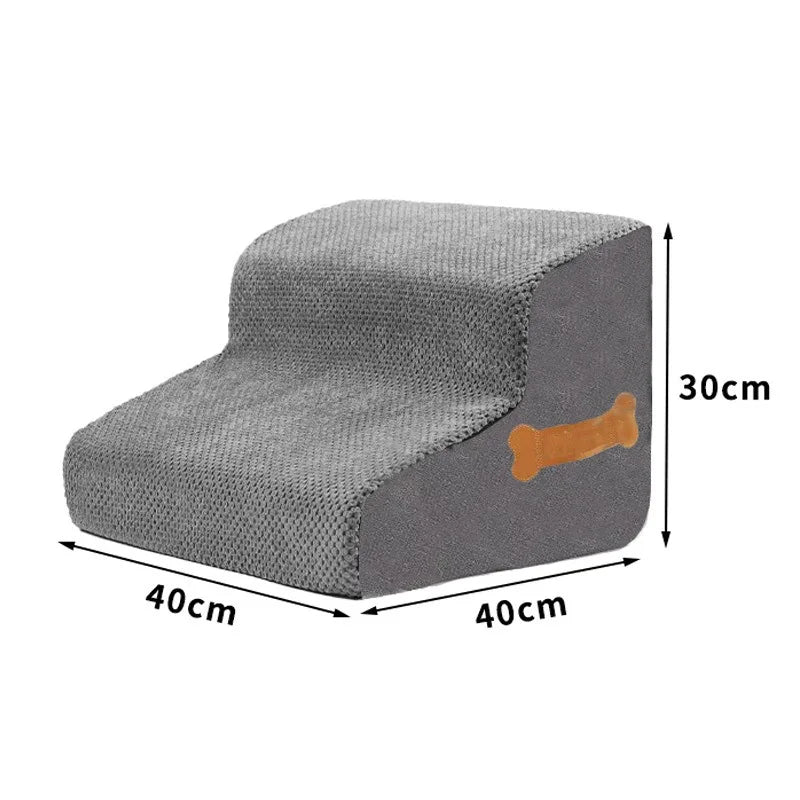 Ladder Dogs Pets Bone Handle Puppys Stairs Beside Sofa Bed Ramp for Dogs Protecting Pets Joint Safety Stairs for Pet Elderly Dog