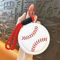 Creative Sports Style Silicone Coin Purse Wallet Basketball Football Shaped Storage Bag Headphone Box Schoolbag Pendant Keychain