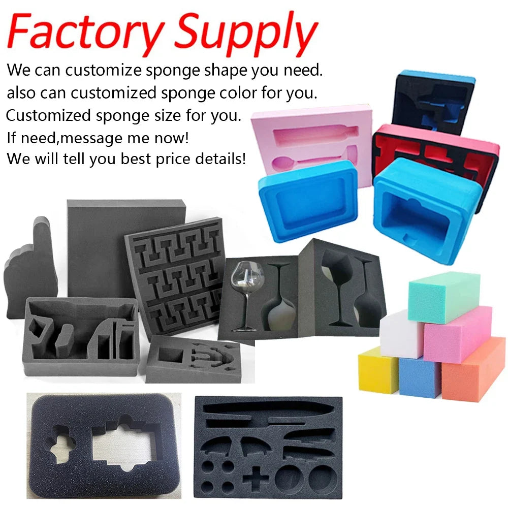 Shockproof Packaging Tool Box Foam DIY Sponge Removable Foam Toolbox Divider Filling Shockproof Fixed Electronic Product