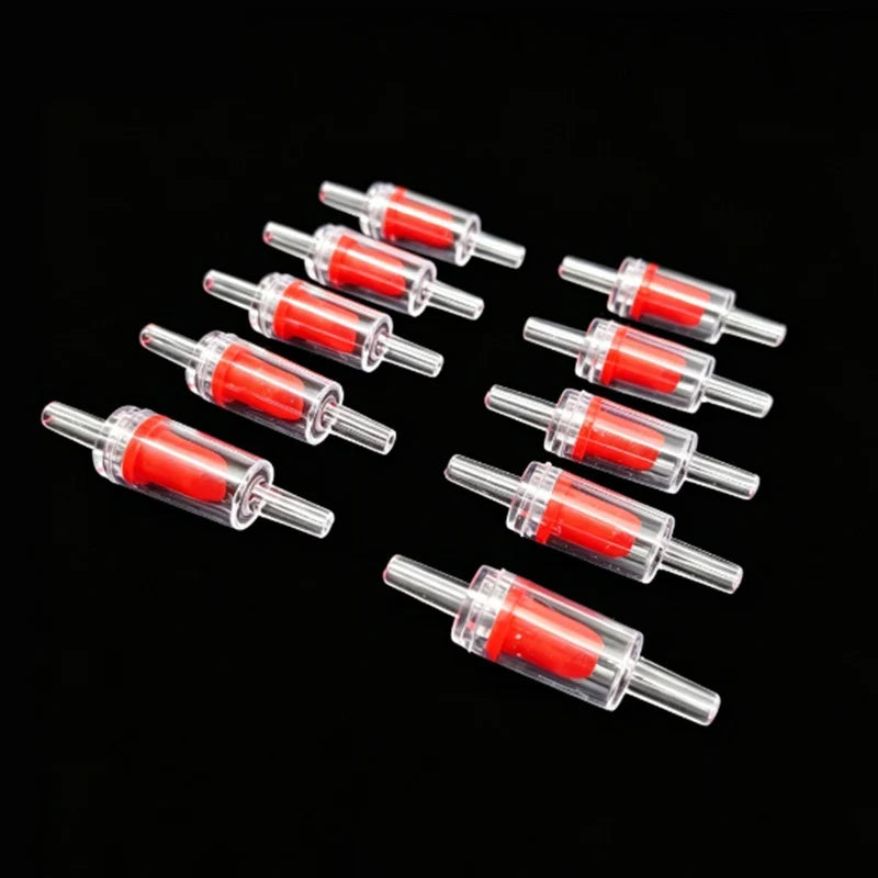 Check Valve Clear Aquarium Accessories Fish Tank Air Pump Accessories Anti-Backflow Anti-Siphon CO2 System Suitable for 4mm Hose