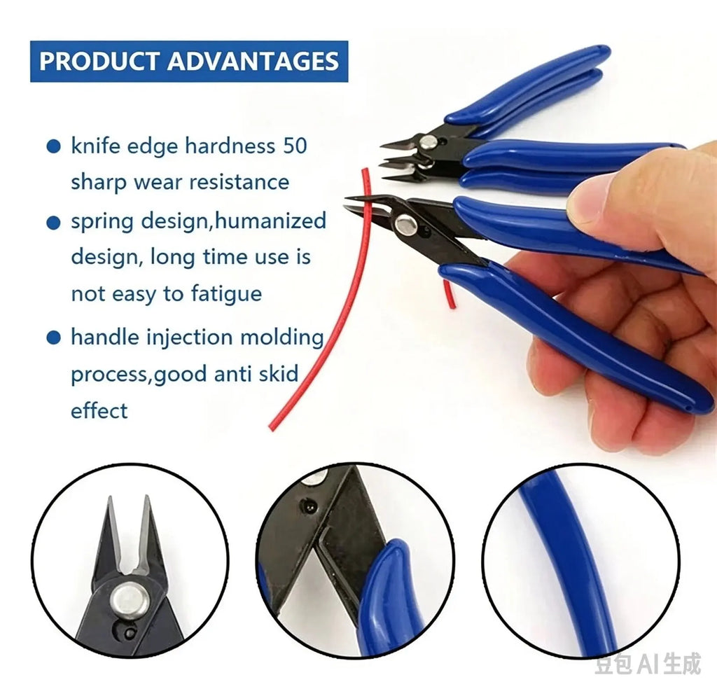 Hand Tools Universal Pliers Multi Functional Tools Electrical Wire Cable Cutters Cutting Side Snips Flush Electronic Pliers