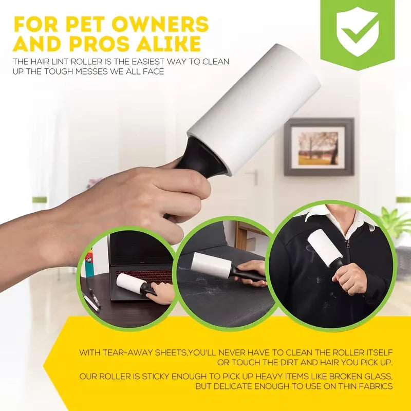 400/200/100 Sheets, Lint Roller, Pet Hair Remover Roller, Lint Roller Refills, Tearable Sticky Roller, Lint Rollers for Pet