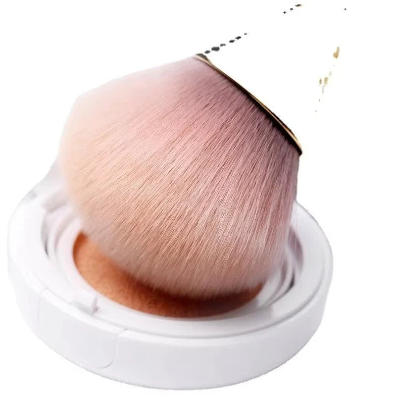 Ultra-Soft Rose Gold Makeup Brush Blush Brush,Professional Tool Fluffy Loose Powder Brush Manicure Dusting Brush