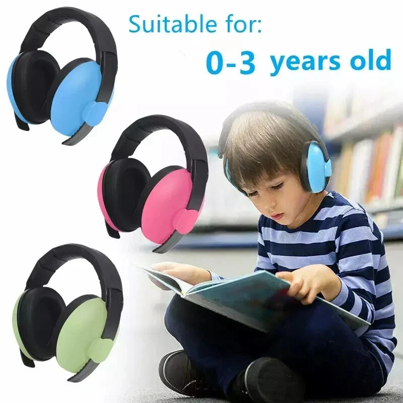 Baby Ear Protection Noise Cancelling Headphones Noise Reduction Hearing Protection Earmuffs for 0-3 Years Babies, Toddlers
