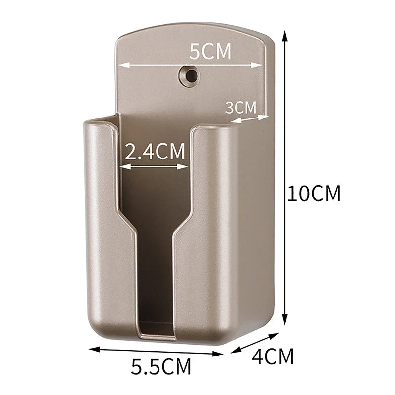 1PC Remote Control Holder Wall Mounted Storage Box Cosmetic Bathroom Rack Shelf Adhesive Storage Home Mobile Phone Plug Case