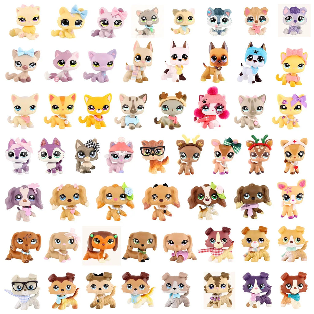 Pet Shop Short Hair Cat Dachshund Collie Deer More Different Choice Cat/Dog Puppy Kids Gift Set