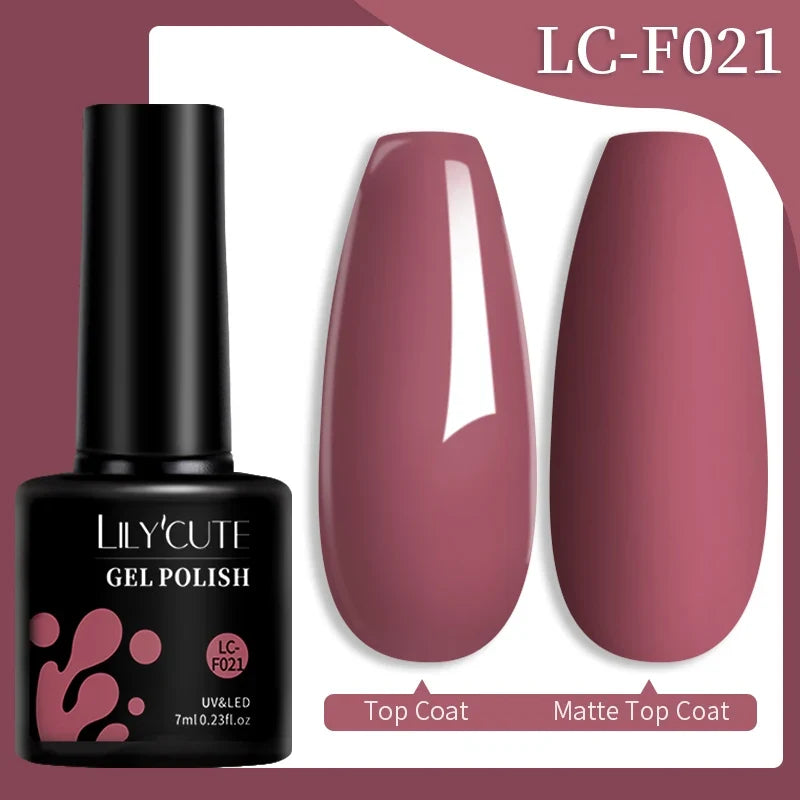 LILYCUTE 7ml Reflective Glitter Nail Gel Polish Effect Sparkling Soak Off Gel Semi Permanent For Manicure Nail Art UV Nail Gel