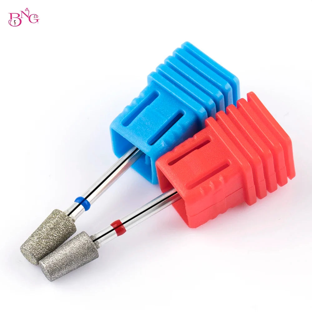 BNG 3Pcs Nail Drill Bit Nail Polishing Head Tapered Barrel Nail File Drill Bit Cuticle Cleaner Burr Tool For Nail Polishing Kit