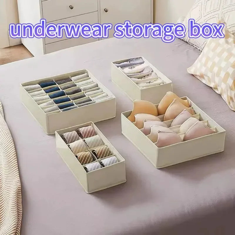 Drawer Underwear Storage Organizer Socks and Bra Pants Storage Box Cabinet Drawer Organizer for Clothes Ties Wardrobe Clothes