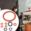 9PCS, Fully Automatic Coffee Machine Seal O-ring Food Grade Silicone For SAECO Brewing Group Outlet Spout Gasket Accessories Kit