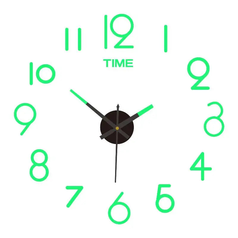 -2026 Modern Design Large Wall Clock 3D DIY Quartz Acrylic Mirror Stickers Living Room Home Decor