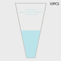 (New) 10Pcs Florist Plastic Bag Bouquet Gift Bag Packaging Bags Transparent Flowers Wrapping With Handle Party Supplies