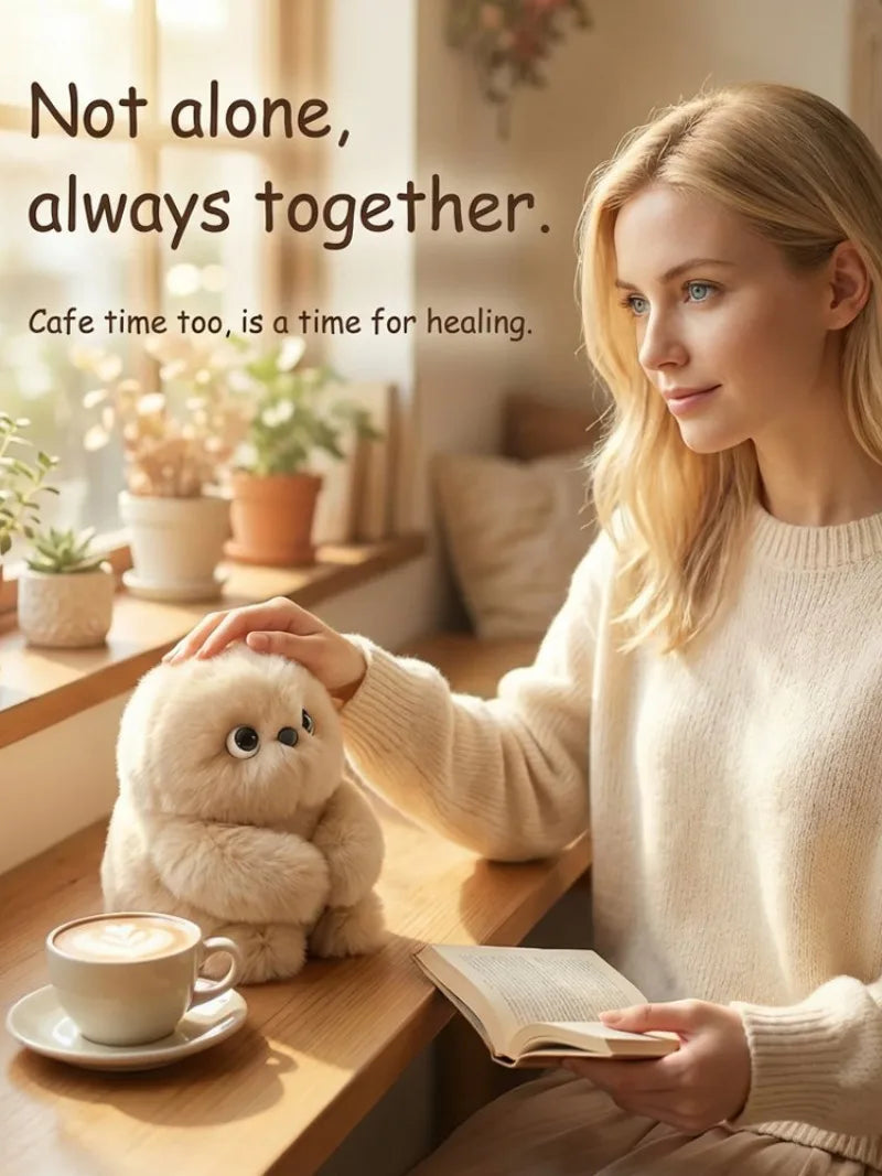 Interactive Robot Owl Plush Toy Smart Voice Chat Companion Doll Cute Electronic Pet Stuffed Animal For Kids Adults Birthday Deco