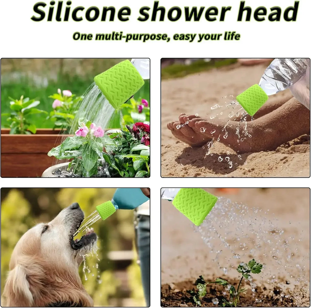 Pet Shower Silicone Portable Pet Shower Head Outdoor Cat and Dog Shower Cleaning Supplies Portable Pet Shower Shower