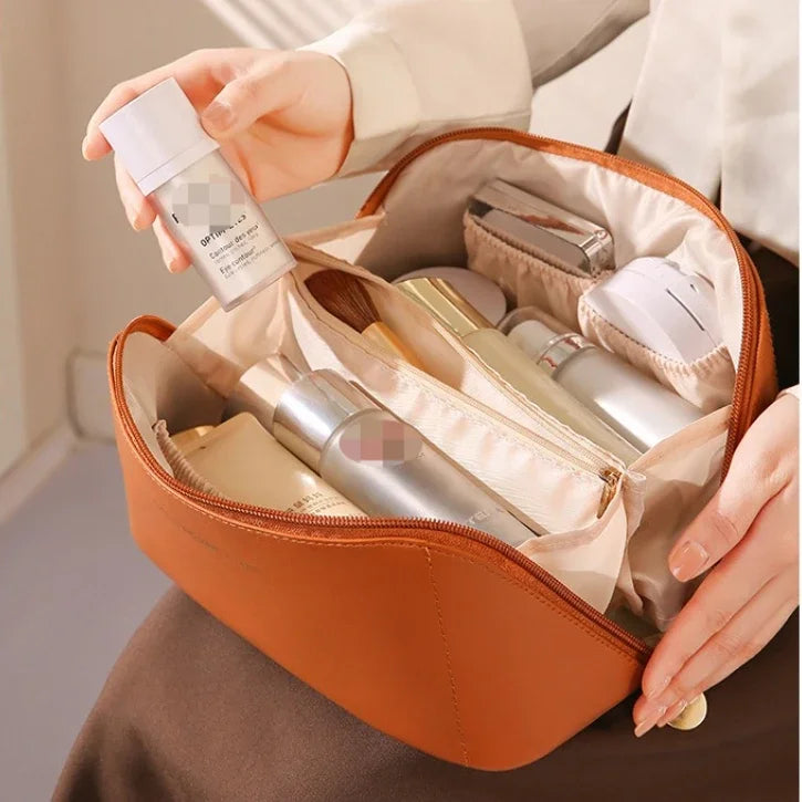 Makeup Organizer Female Toiletry Kit Bag Make Up Case Storage Bags Pouch Luxury Lady Box Portable Zip Cosmetic Bag for Travel