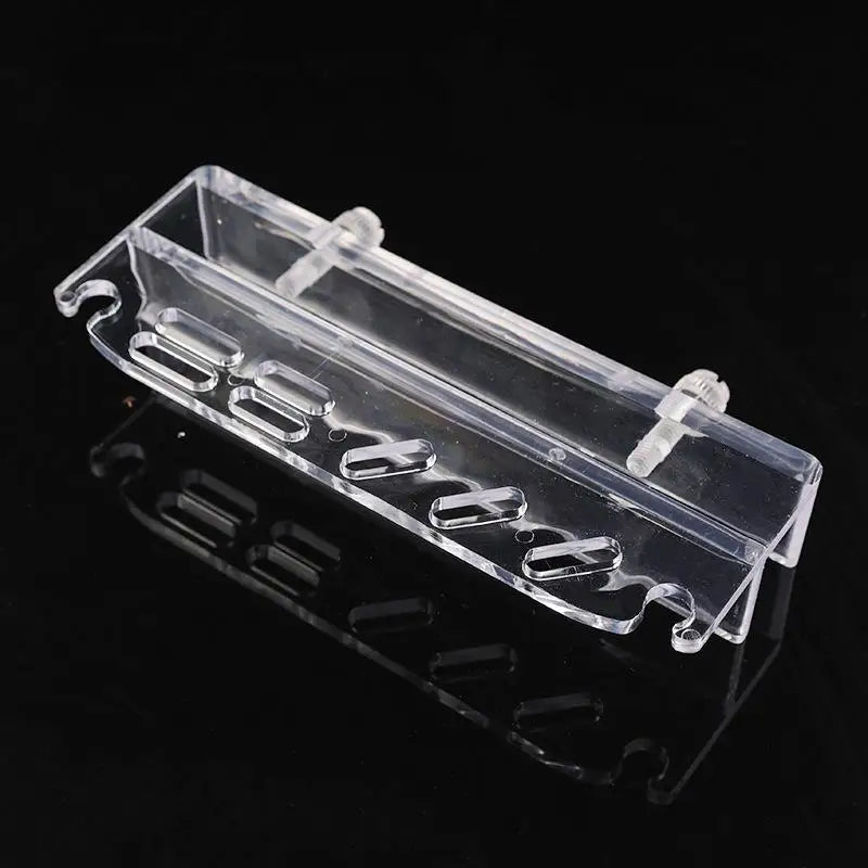 1Pc Fish Tank Acrylic Water Pipe Clamps Tool Storage Rack Inflow Outflow Filtration Holder Fixed Clamps Fix Feeder Fixing Seat