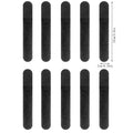 New 10pcs Nylon Straps Cable Ties Strap Webbing Organizer Fix Hook Loop Grip Wrapping Cord Reusable Backpack Fastener Buckle