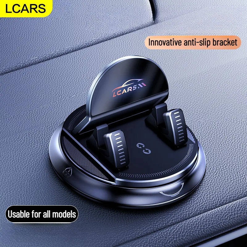 Universal Car Phone Mount Rotatable Dashboard Suction Cup Stand for Mobile Navigation Multi Scene Use in Vehicle and Home