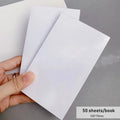 Disposable Nail Tinting Palettes 50pcs, Tearable Glue Paper, Nail Polish Color Mixing Tray, Waterproof Display Board