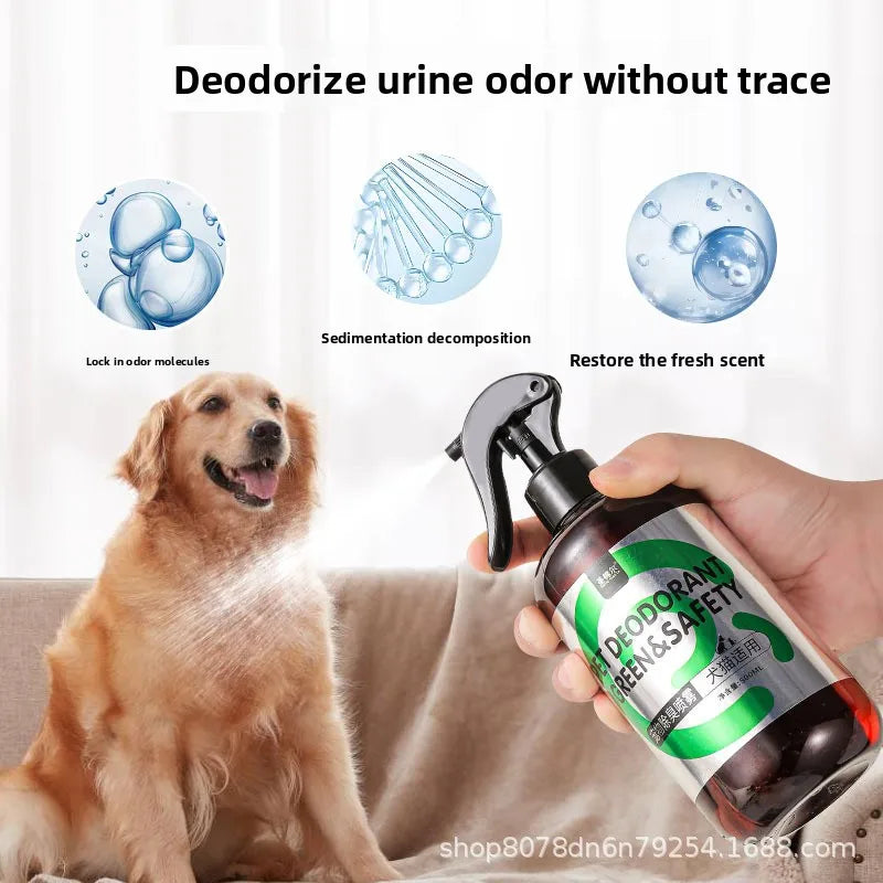 Pet deodorizing spray deodorizing indoor toilet spray deodorizing dog urine odor and cat litter basin spray