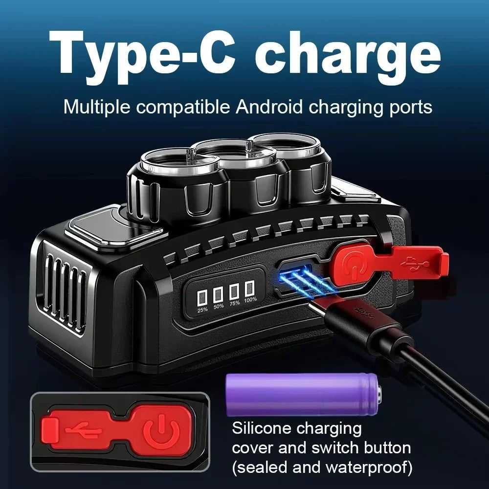 70g Ultra Light Headlamp 7 Modes XPE+LED+COB Red Light 0°-180° Adjustable Type-C Rechargeable Waterproof 2026 Upgrade