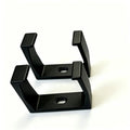 2Pcs 3D Printed Outlet Fixer, White/Black Wall-Mounted Power Strip Holder, Sturdy Cable Manager with Cable Ties
