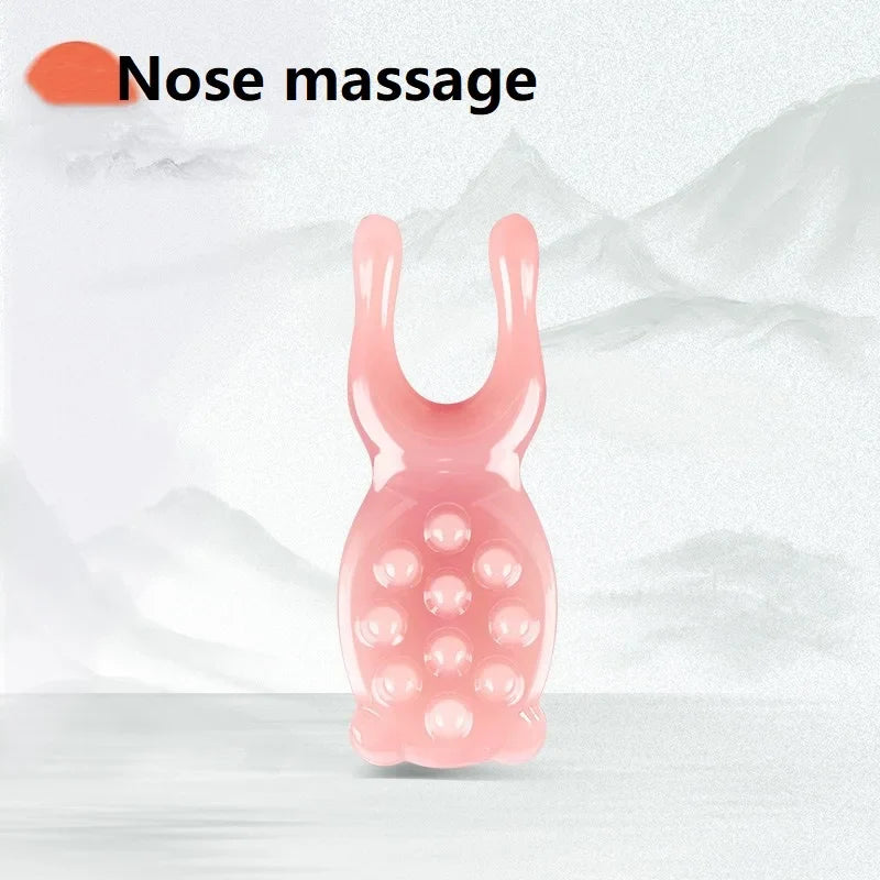 New Facial Massager Facial Roller Resin Gua Sha Tool Gouache Scraper Gua Sha Visage LBHL13