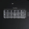 Clear 12 Grid Lipstick Stand Case Makeup Organizer Storage Box Lipstick Display Stand Holder Cosmetic Jewelry Organizer Box
