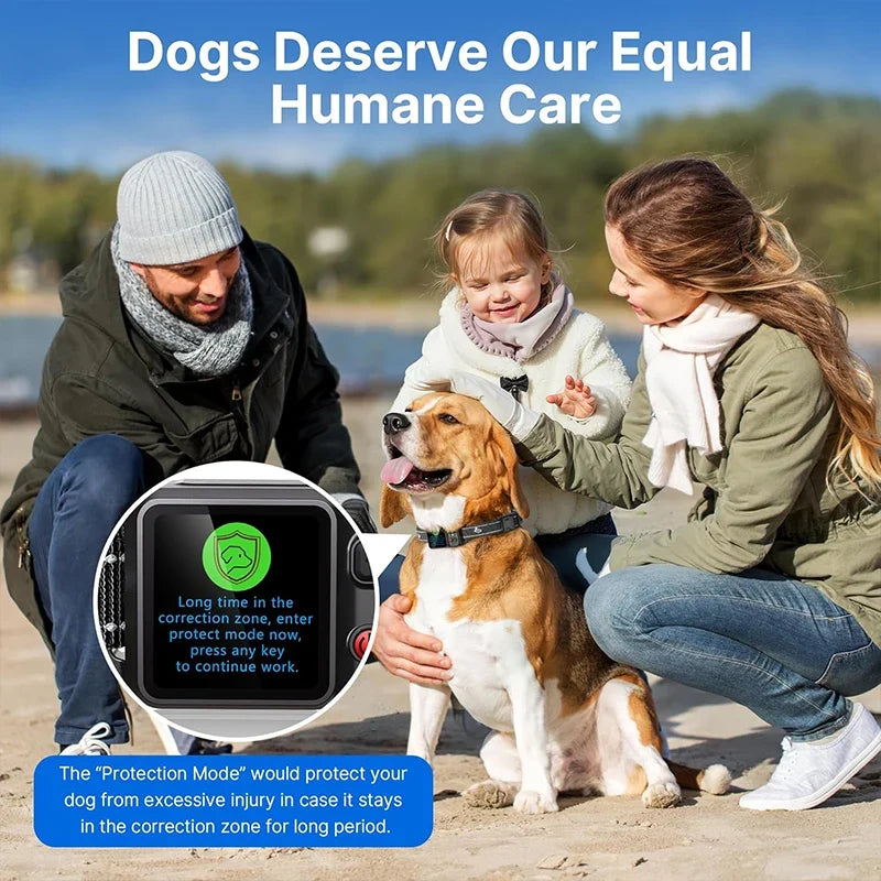 2025 Upgrade Pet GPS Wireless Electronic Fence Dog Fence and Barking Stopper Dog Trainer Training Electric Shock Collar