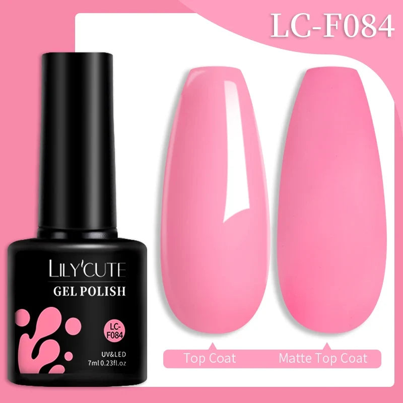 LILYCUTE 7ml Reflective Glitter Nail Gel Polish Effect Sparkling Soak Off Gel Semi Permanent For Manicure Nail Art UV Nail Gel
