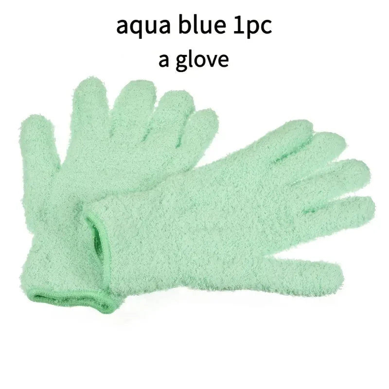 1PC Microfiber Dusting Gloves Stretchable Breathable Cleaning Gloves Non-Waterproof for Cars Boats RVs Pools Home Kitchen