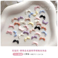 New Arrival 30PCS Soft Acrylic Bow Nail Art Charms Accessories Resin Parts For Nails Decoration Manicure Decor Supplies Material