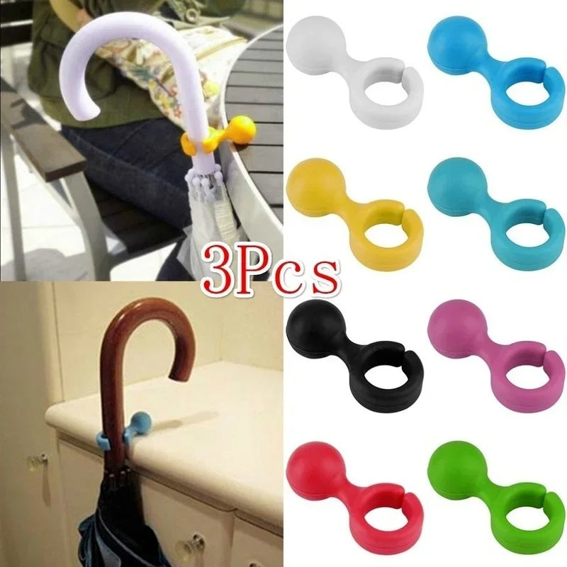 3PCS Umbrella Holder New Fashion Umbrella Stand Ring Holder Hook Umbrella Bracket Storage Rack Colorful