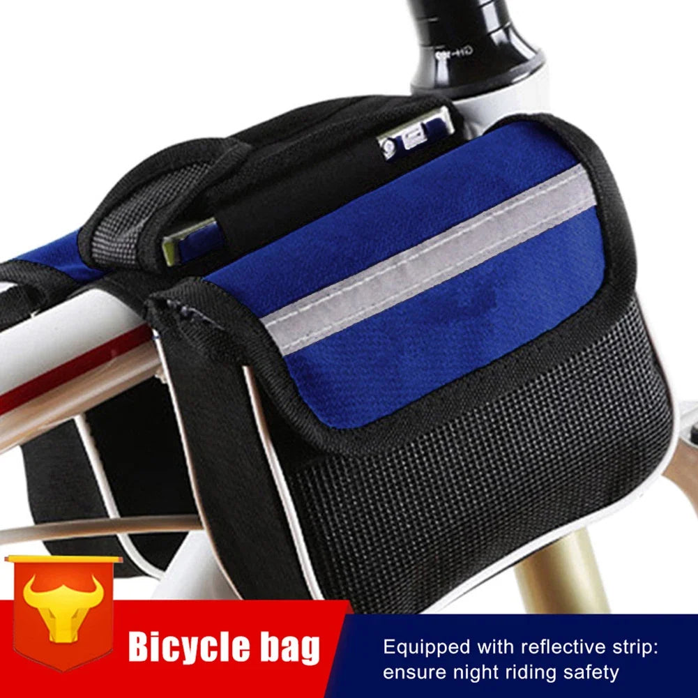 Bicycle Bag Front Tube Rainproof Bike Pouch Phone Case MTB Cycling Accessories