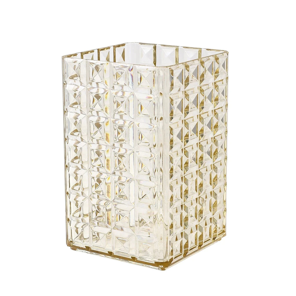 WORTHBUY Transparent Makeup Brush Holder Plastic Cosmetic Storage Box Desk Lipstick Eyeliner Makeup Organizer Display Rack