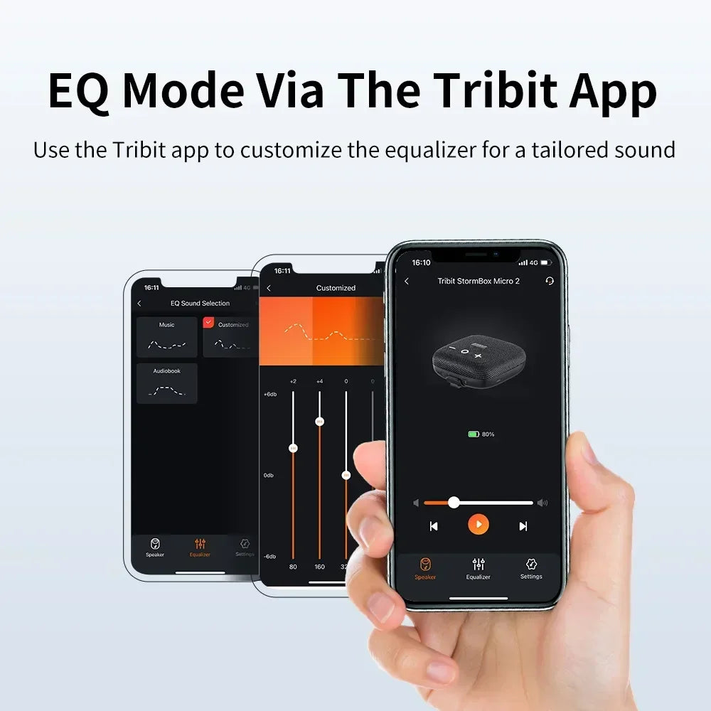 Tribit StormBox Micro 2 Portable Bluetooth Speaker for Bike Outdoor 10W Deep Bass Sound IP67 Waterproof 12H Playtime TWS Stereo
