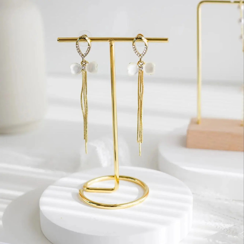 1pc/3pcs/5pcs/10pcs Jewelry Display Stand Bracelet Earring Necklace Storage Wood Base Rack Jewellery Organizer Holder Photo Prop