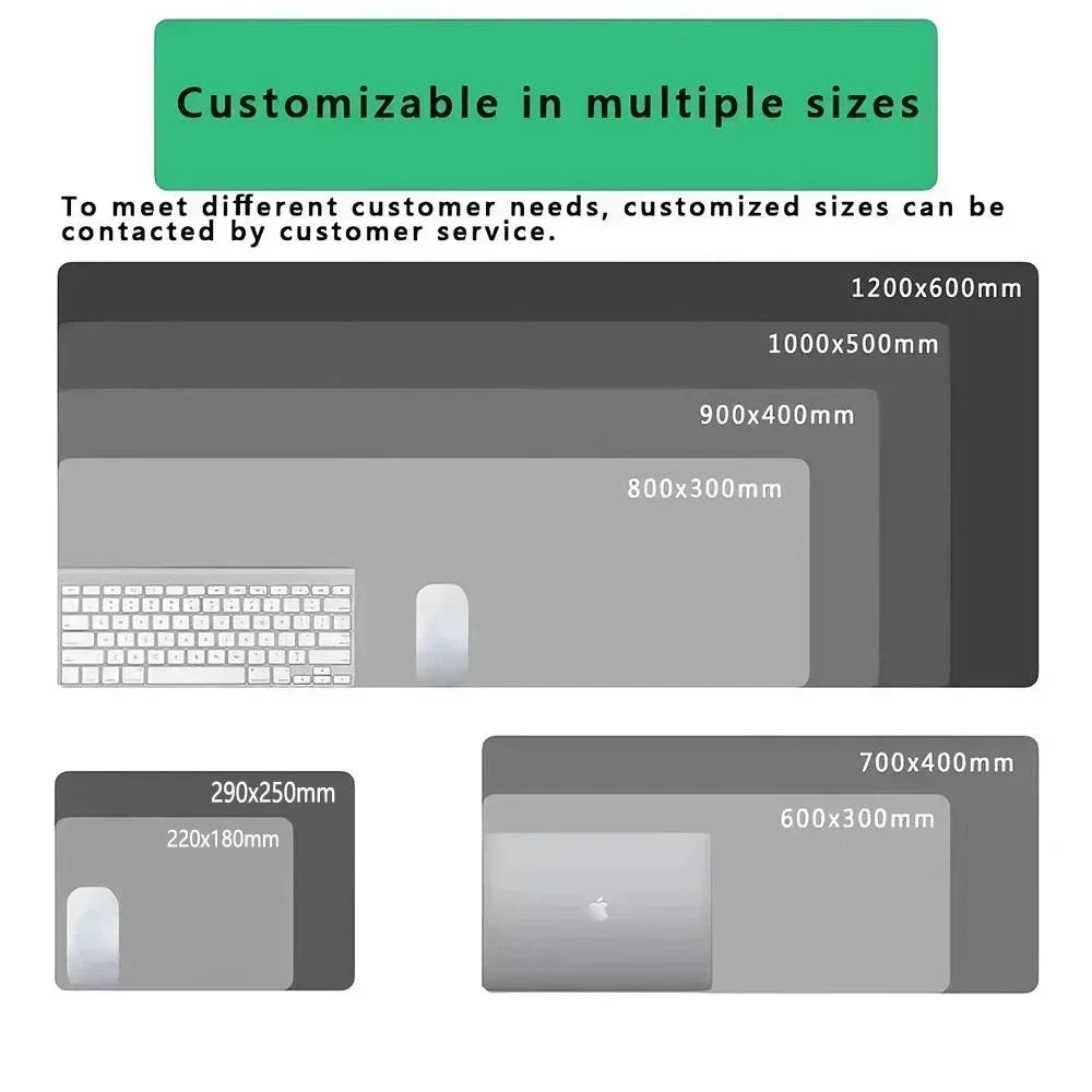 Mouse Pad Black Deskmat Xxl Carpet Desk Accessories Laptop Gamer Mause Pad White Large Mousepad 900x400 Office Tables mouse mats